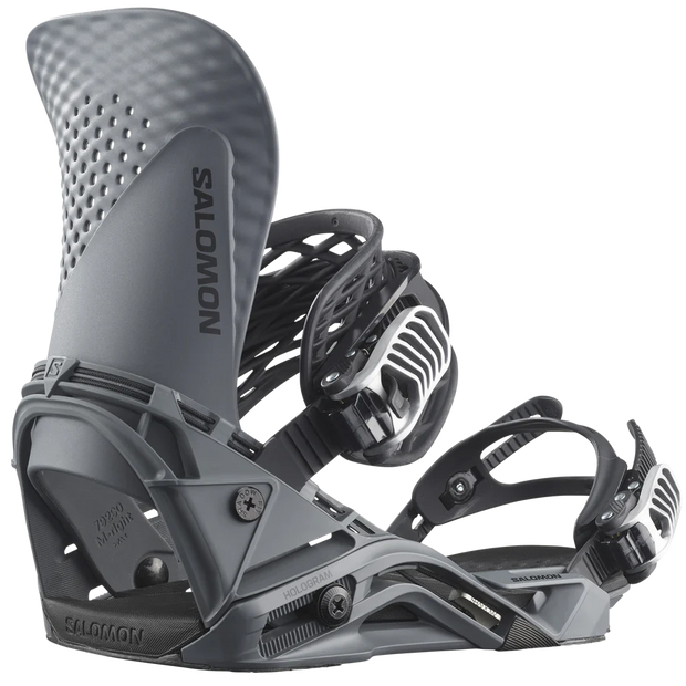 Salomon Hologram Snowboard bindings -Gray Pinstripe