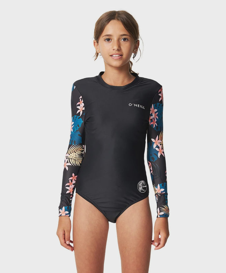 O'Neill Girl's Bahia Lycra BZ LS Surf Suit